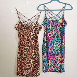 TWO Animal Print Tank Tops